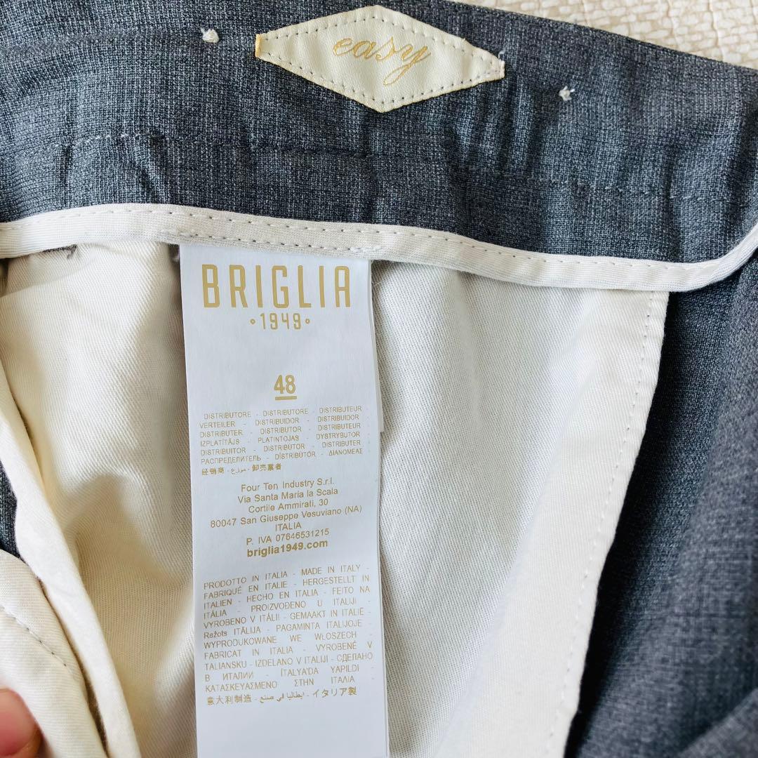 【美品】ブリリア 1949 パンツ PROCIDA 干場義雅 生地別注 48