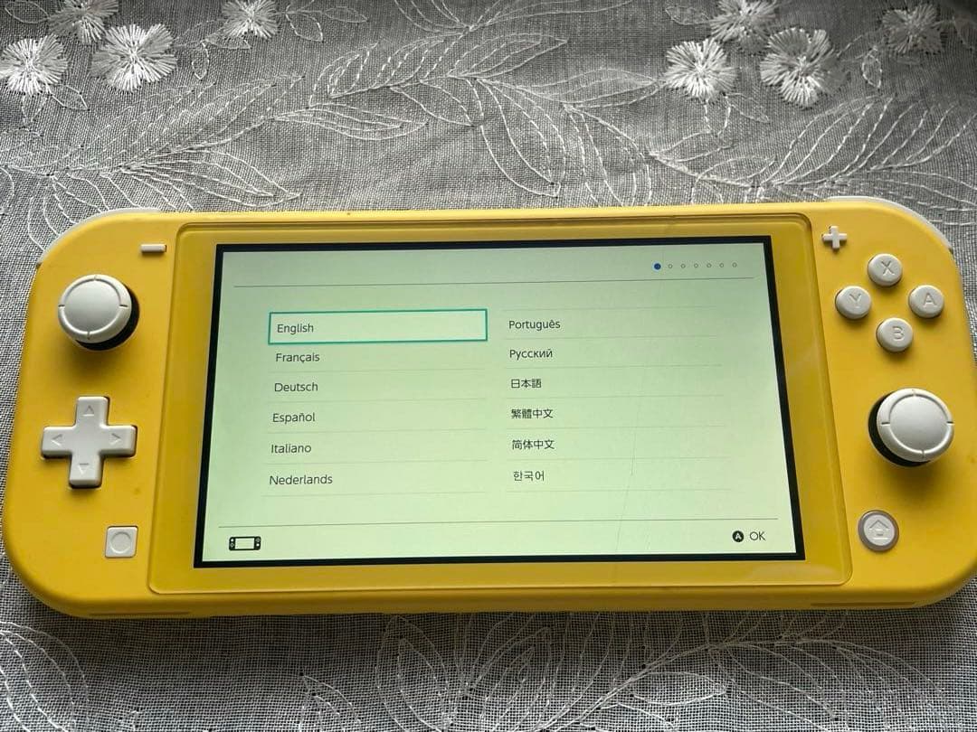 Nintendo Switch Lite 本体(画面ヒビ有り)