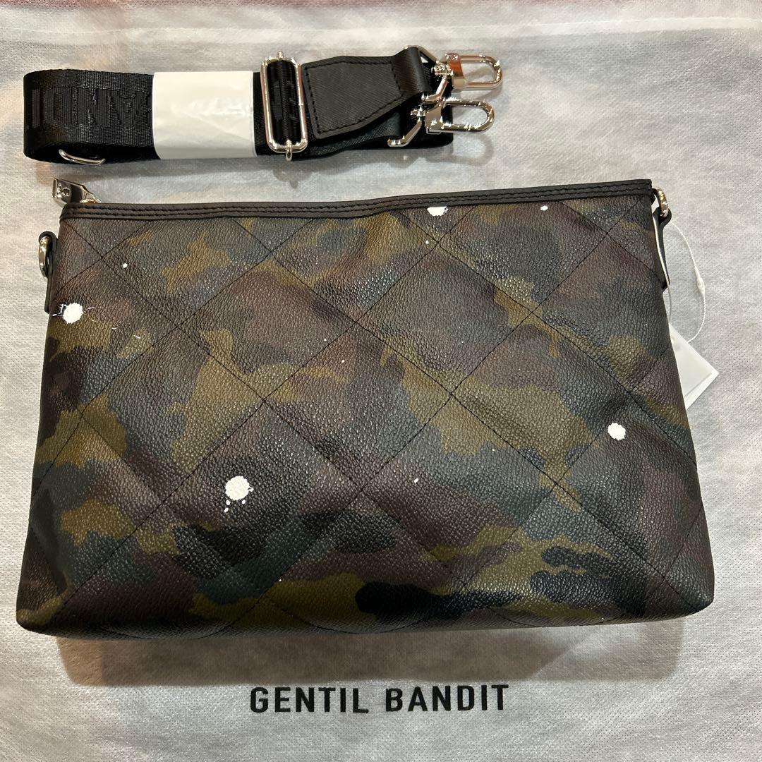 新作！GENTIL BANDIT キルティングクロスボディ カーキカモ 新品