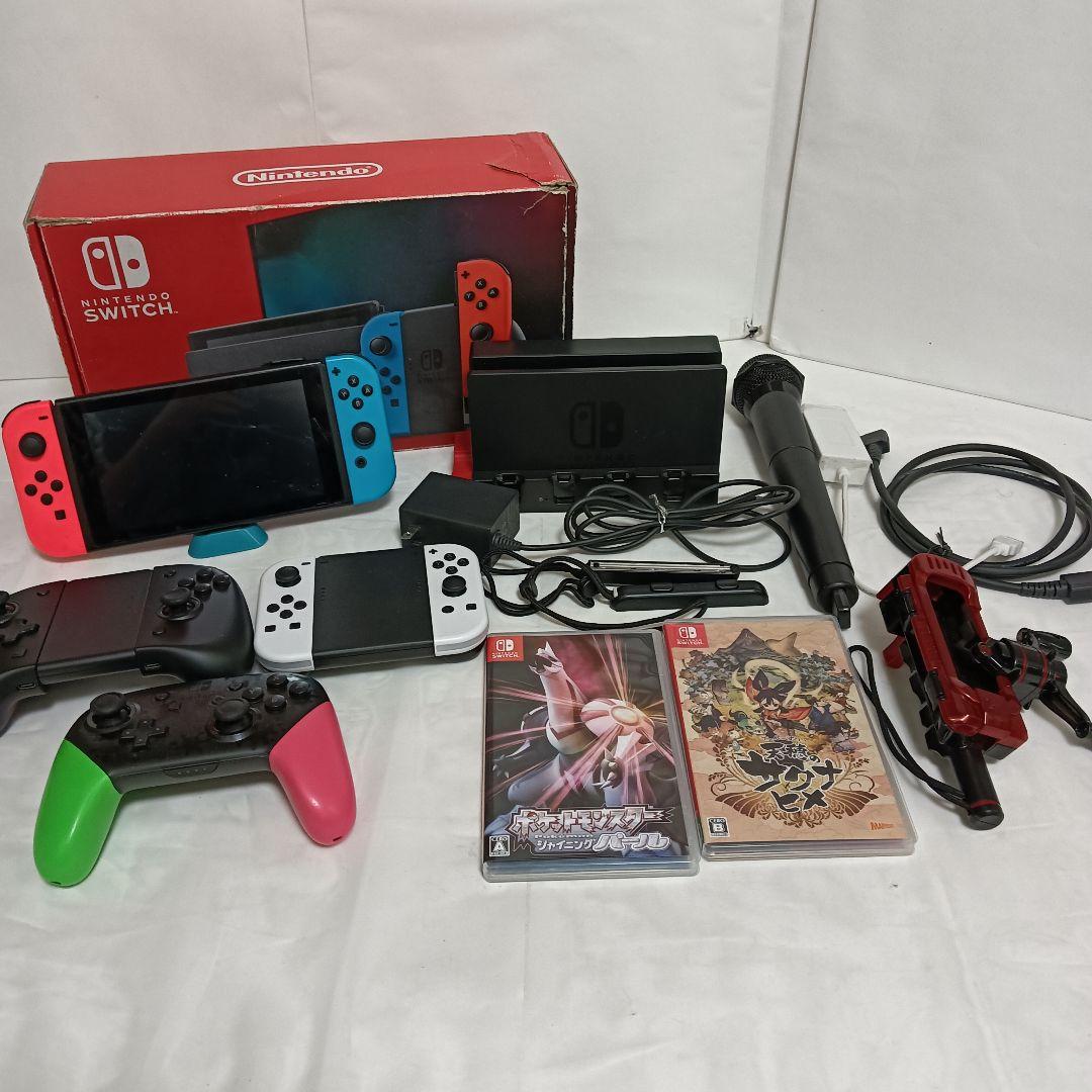 ニンテンドースイッチ　ポケモン　プロコン　マイク　周辺機器多数セット　動作良好