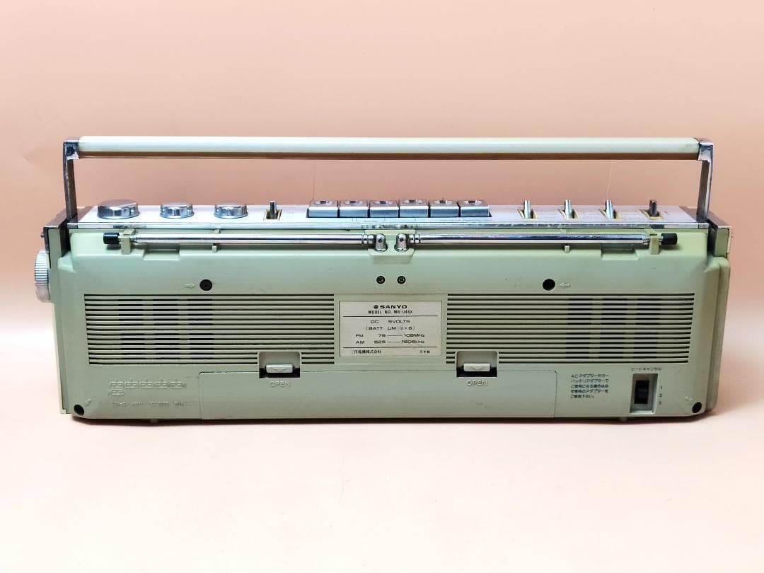 【ジャンク】 SANYO ラジカセ MR-U4SX ラジオのみ動作 昭和 レトロ
