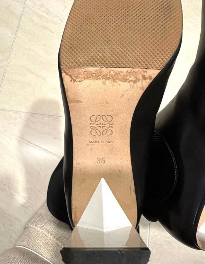 LOEWE ロエベ アナグラムショートブーツ 36