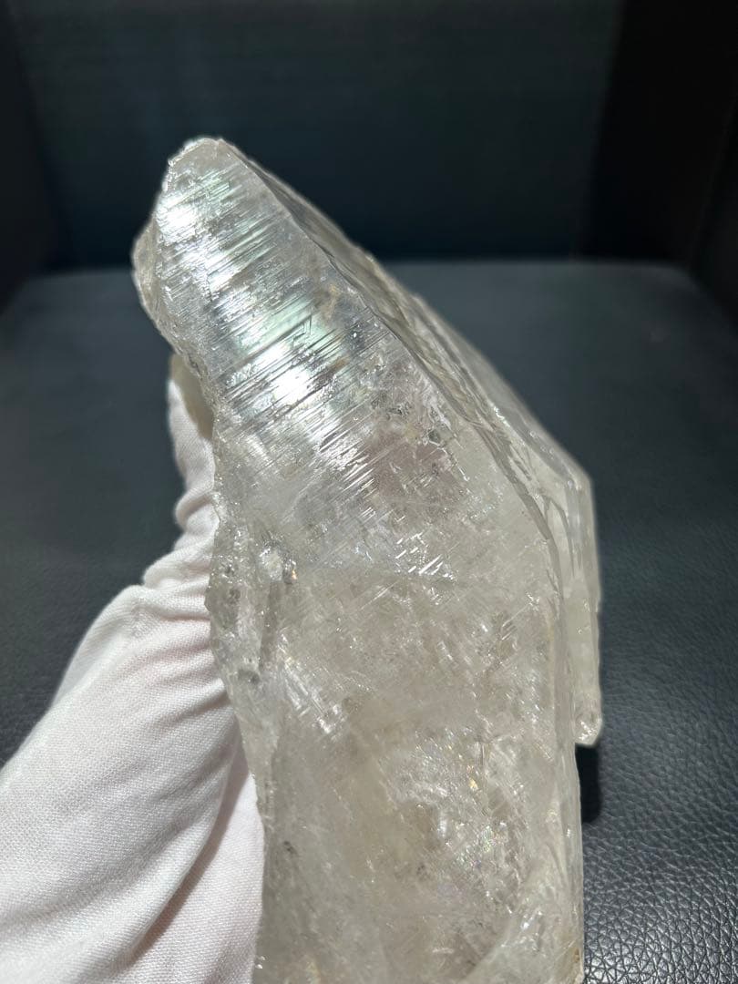 レムリアン　ヒマラヤ水晶　原石　レムリアンシード天然石　特大1194g　最強浄化