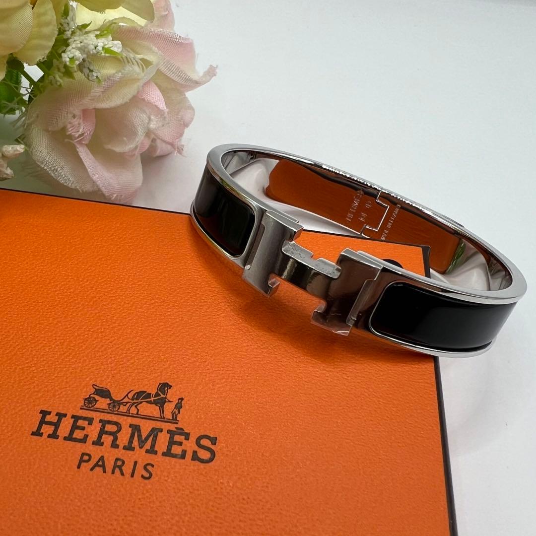 【未使用品】エルメス ブレスレット クリックH GM 付属品完備 ブラック