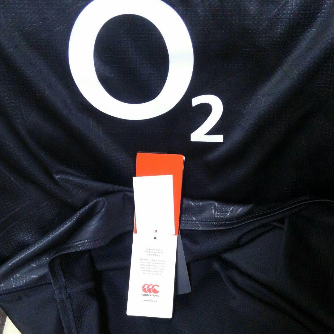 イングランド　away　レプリカ　ラグビージャージ　カンタベリー正規品　【新品】