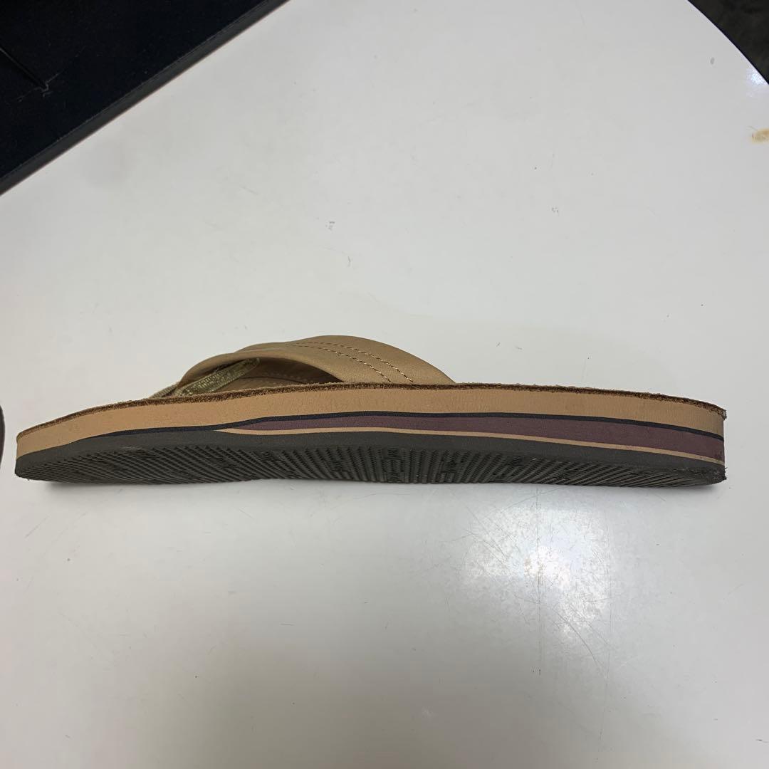 【美品】　rainbow sandals レインボーサンダル　茶色