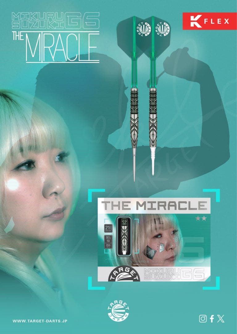 TARGET ダーツ THE MIRACLE G6 19g 鈴木未来