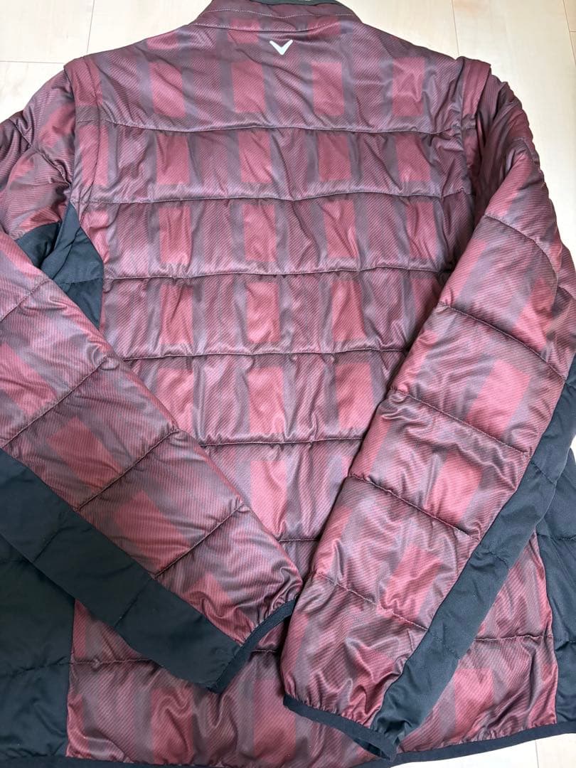 Callaway キルティングジャケット 赤黒