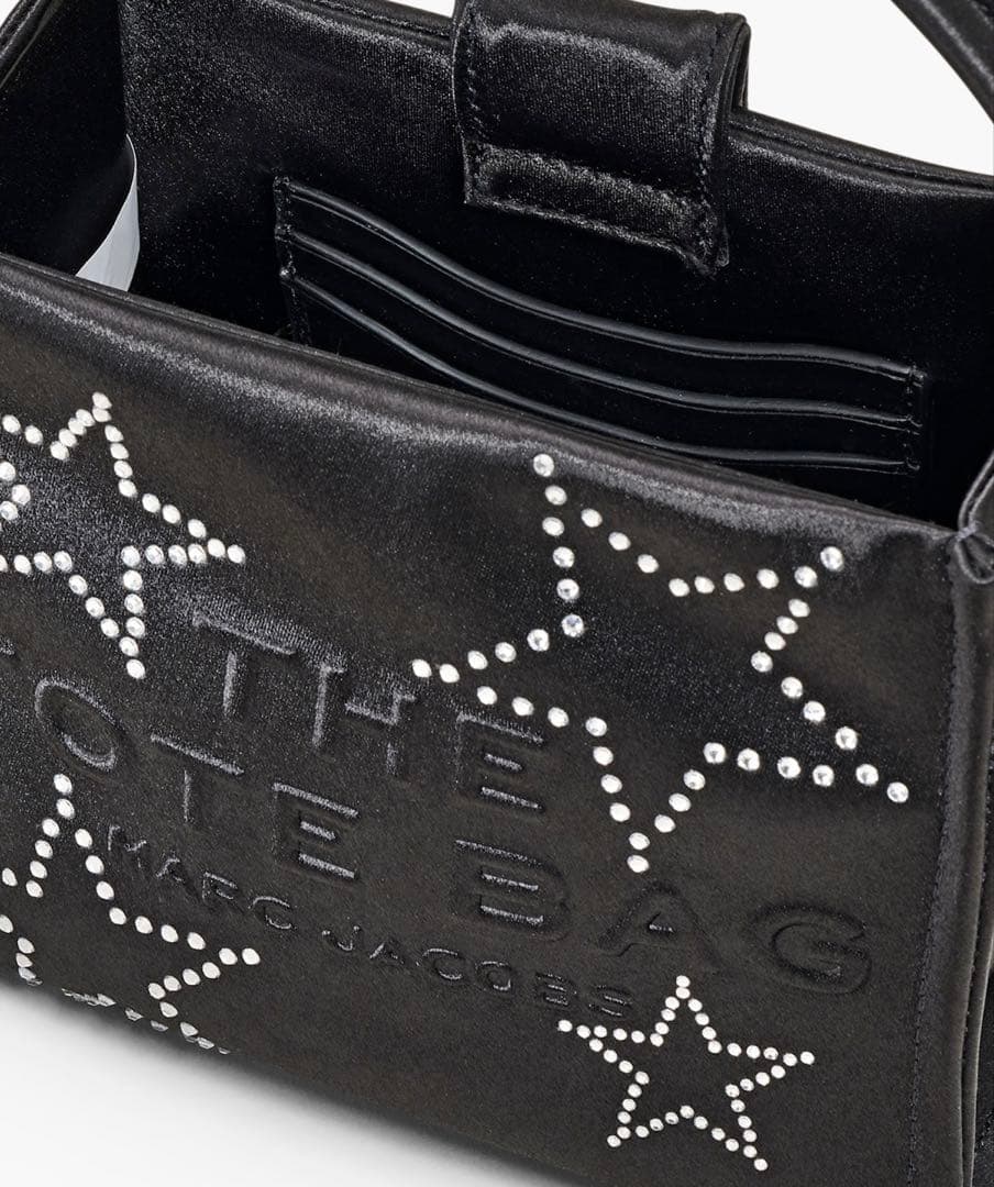 MARCJACOBS スター サテン ミニ トート バッグ マークジェイコブス