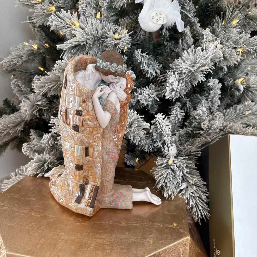 最終価格✨レア度Max Lladro リヤドロ　クリムトの接吻　廃盤品