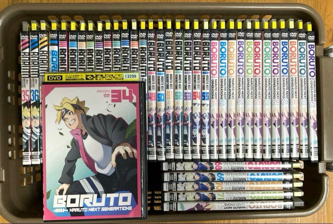 BORUTO ボルト DVD 34〜72巻セット（ケースなし）