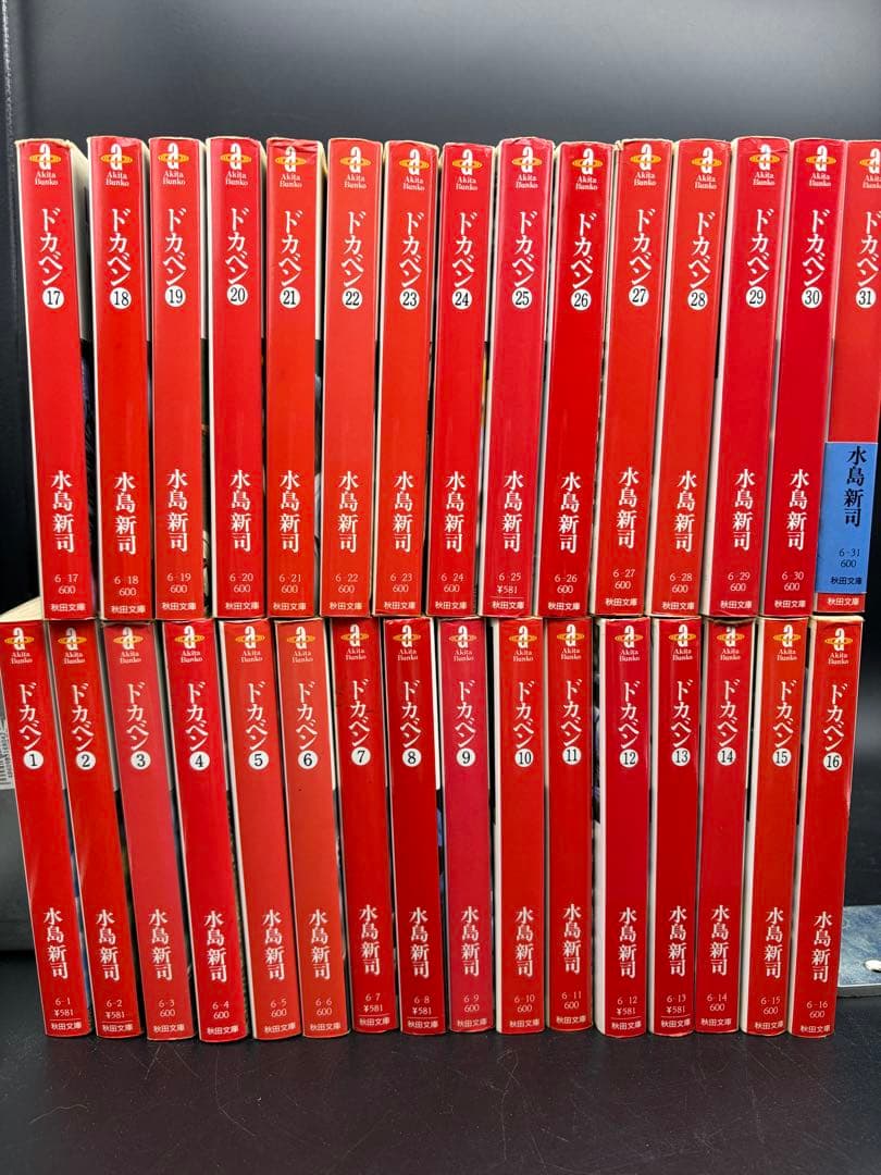 水島新司【ドカベン】/ 文庫本 全31巻セット