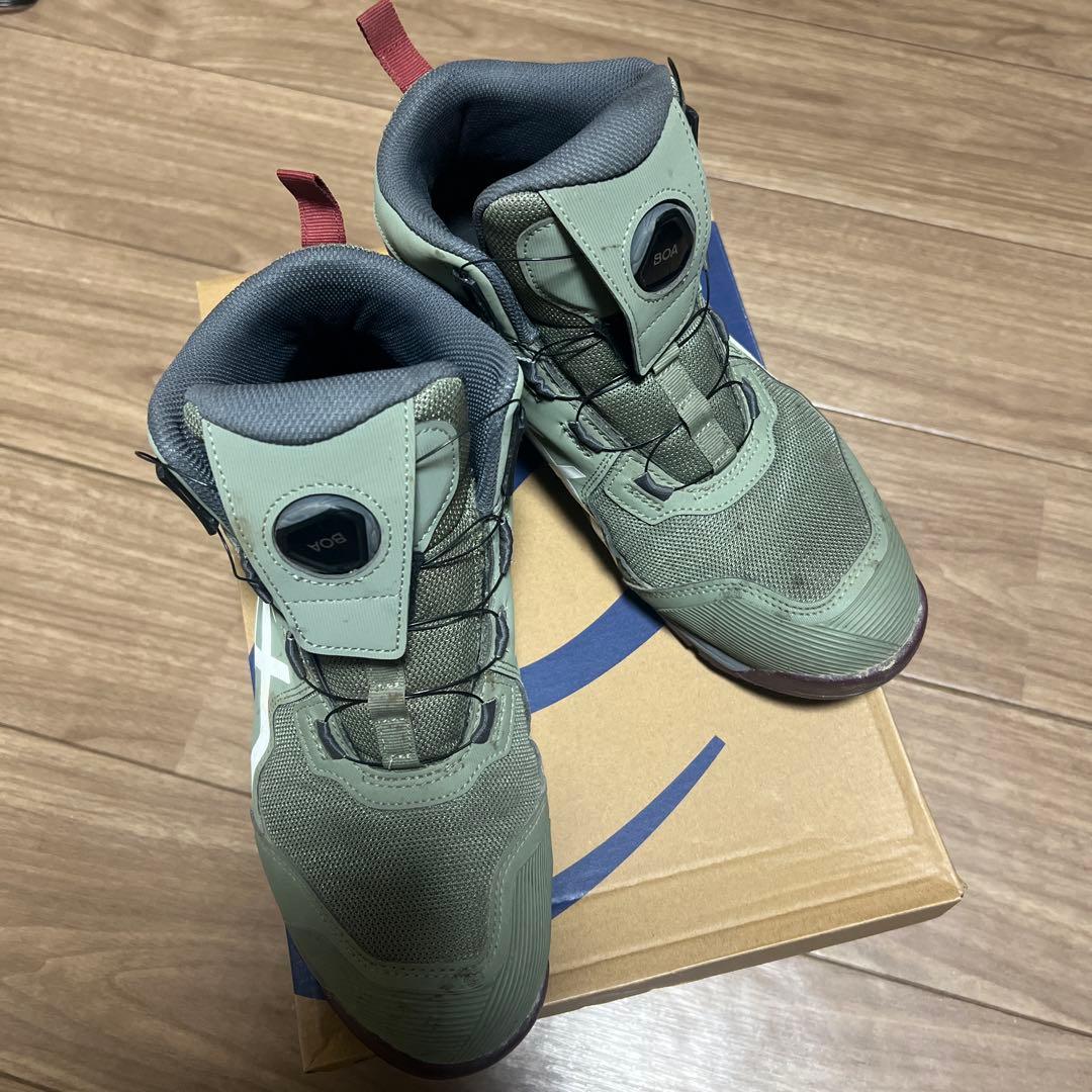 アシックス　安全靴　作業靴 ウィンジョブ CP214 BOA 先芯 ハイカット