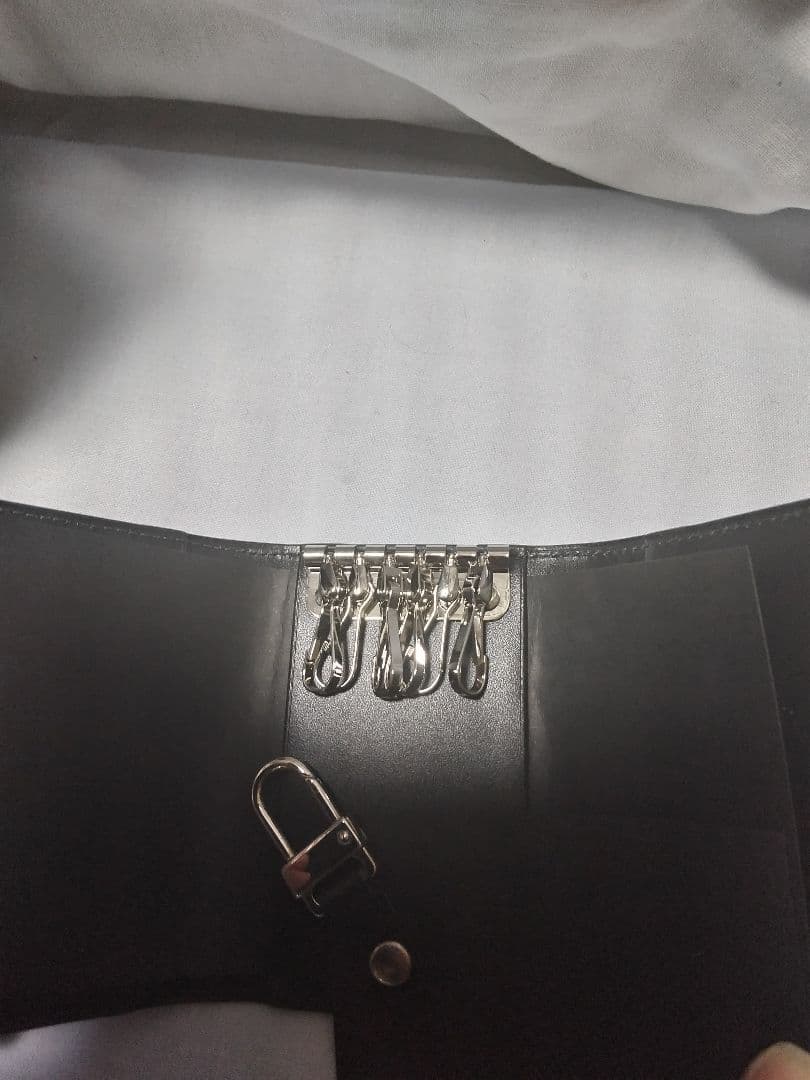 ダンヒル　dunhill ブラック レザー キーケース　高島屋 購入品