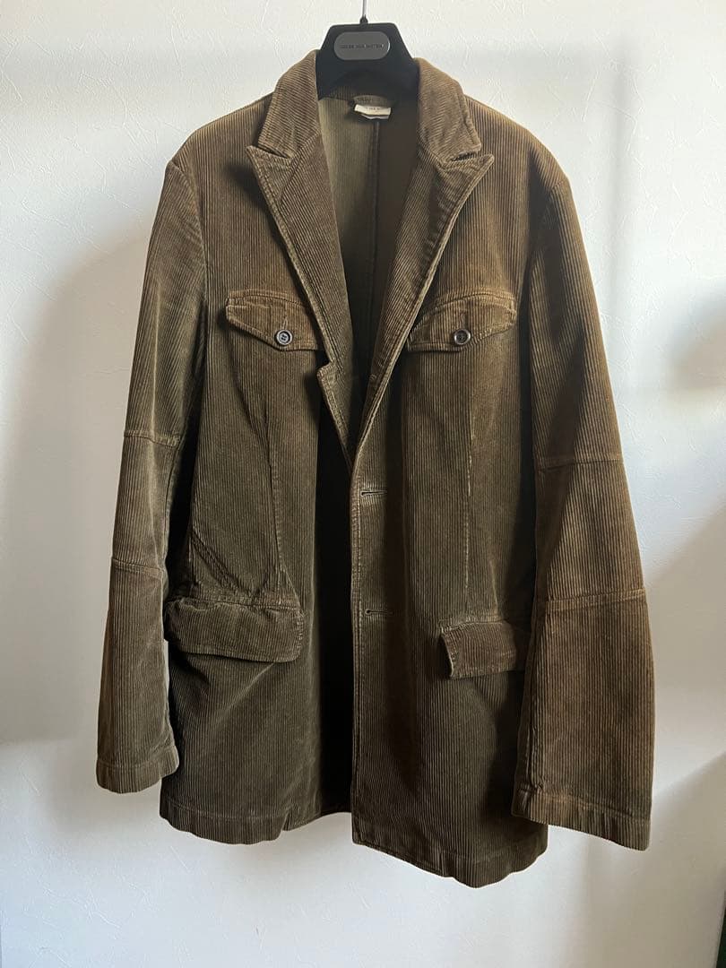 ドリスヴァンノッテン コーデュロイ ジャケット ライカ 48