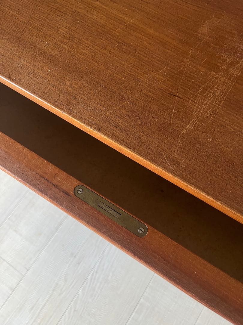 60-70年代 北欧 ビンテージ デンマーク製 4段 チェスト チーク