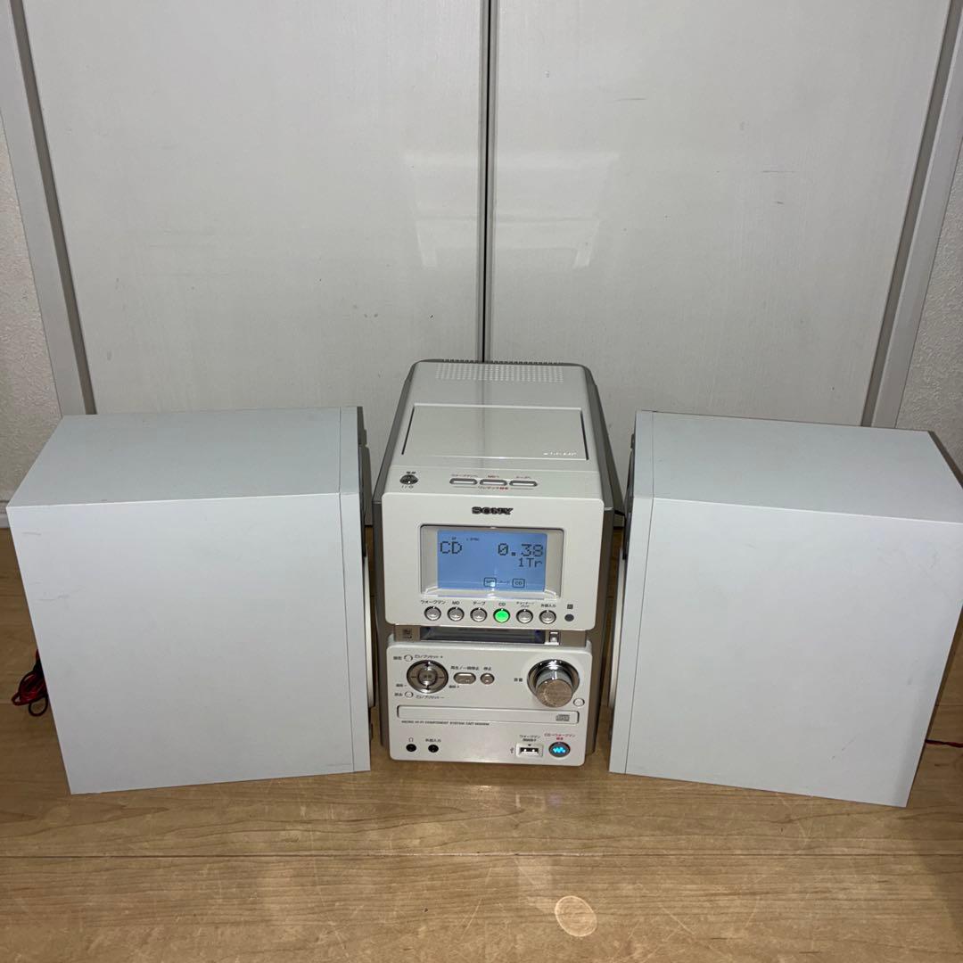 Sony ソニー　コンパクト カセットCDMDコンポ