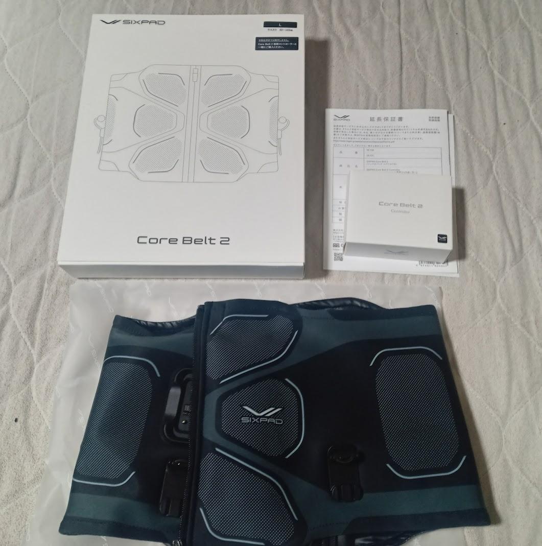 『くり品』シックスパッド　コアベルト2　 Lサイズ　延長保証5年　未使用