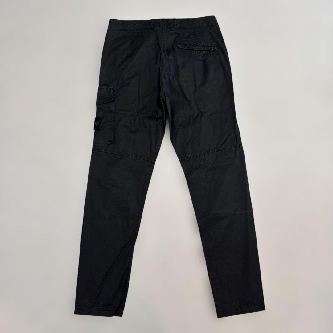 STONE  ブラックカーゴパンツ W33