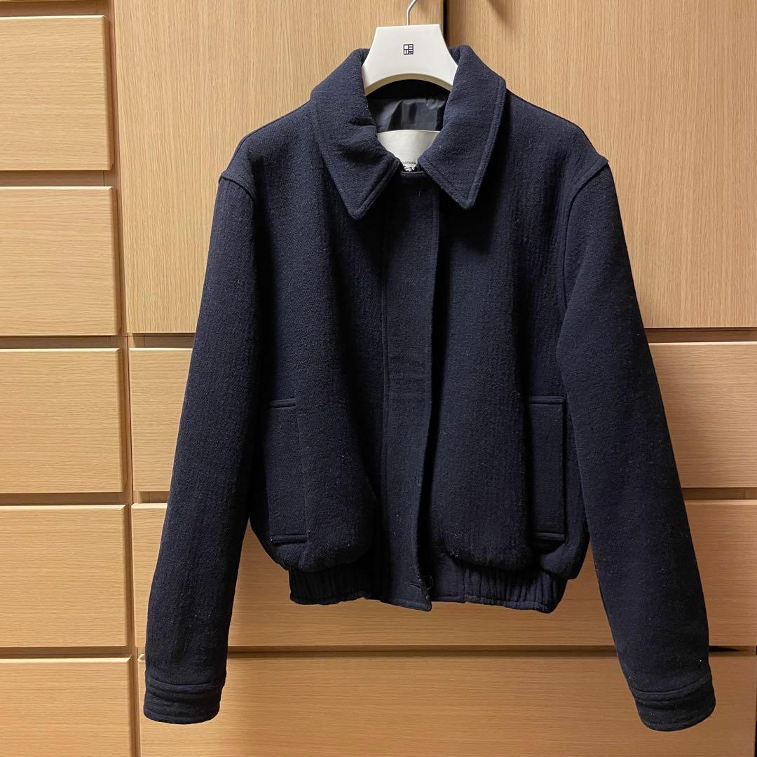 Mannish Wool Blouson ネイビー　ohotoro オートロ