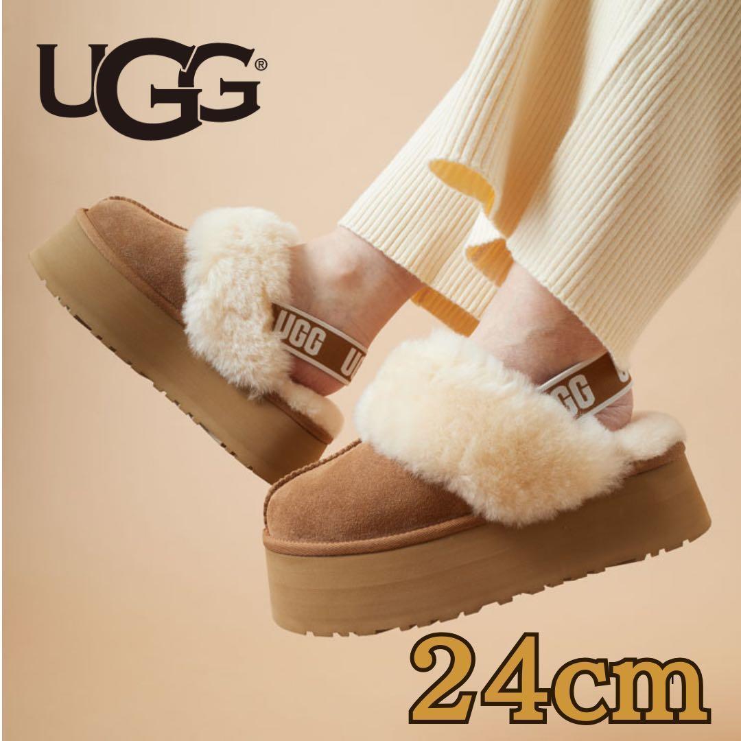 新品 未使用 UGG ファンケット 24cm サンダル