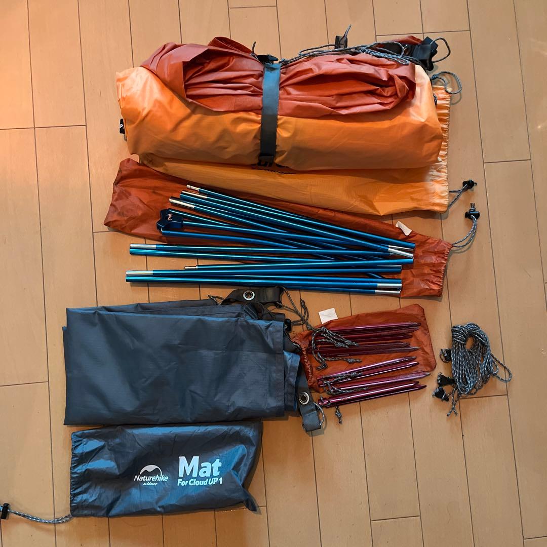 Naturehike Cloud UP 1 テントセット 1人用