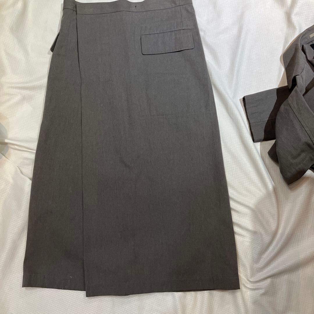 COMME des GARÇONS tricot グレー スカートスーツ