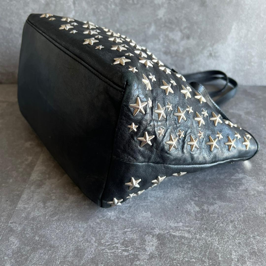 ⭐️JIMMY CHOO⭐️ジミーチュウ サシャ S トートバッグ スタッズ