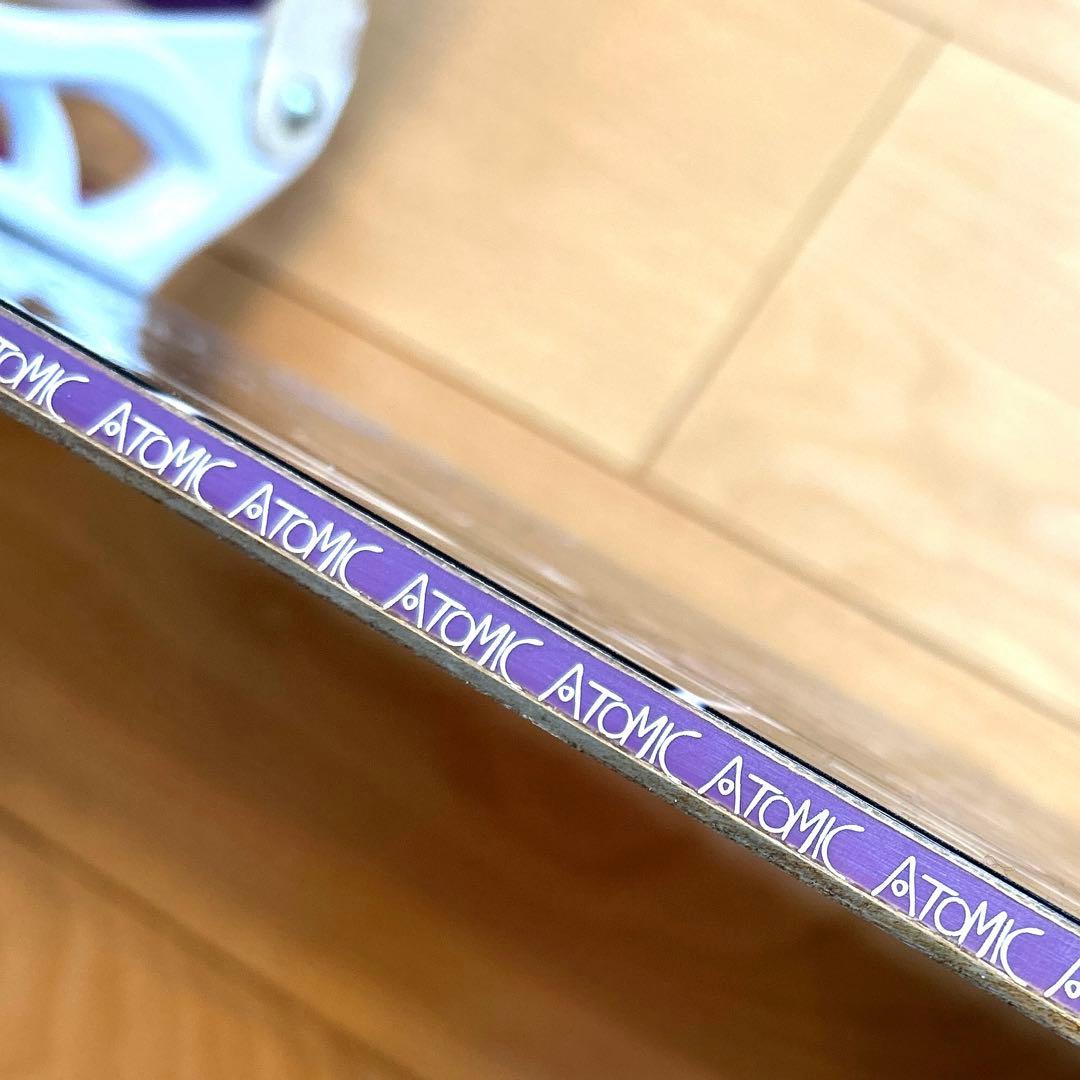 女性用　ATOMIC板147cmロシニョールビンディングの2点セット