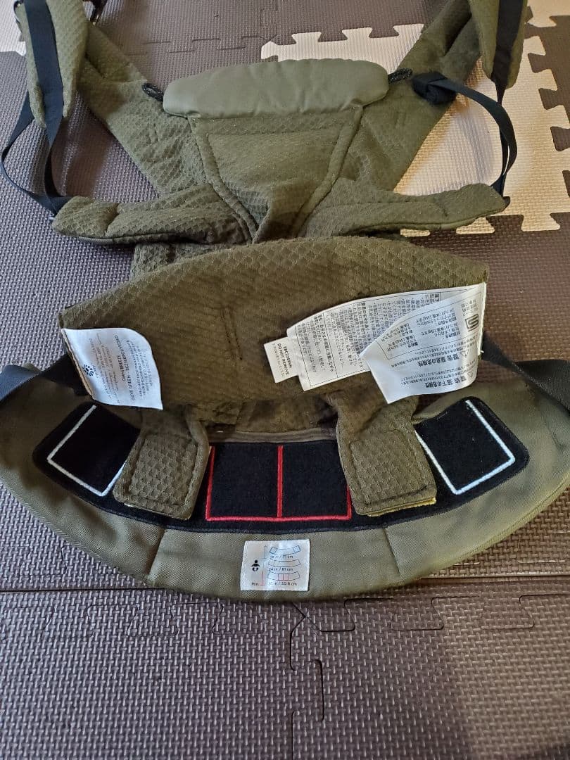 エルゴ　オリーブグリーン 抱っこ紐 メッシュ素材