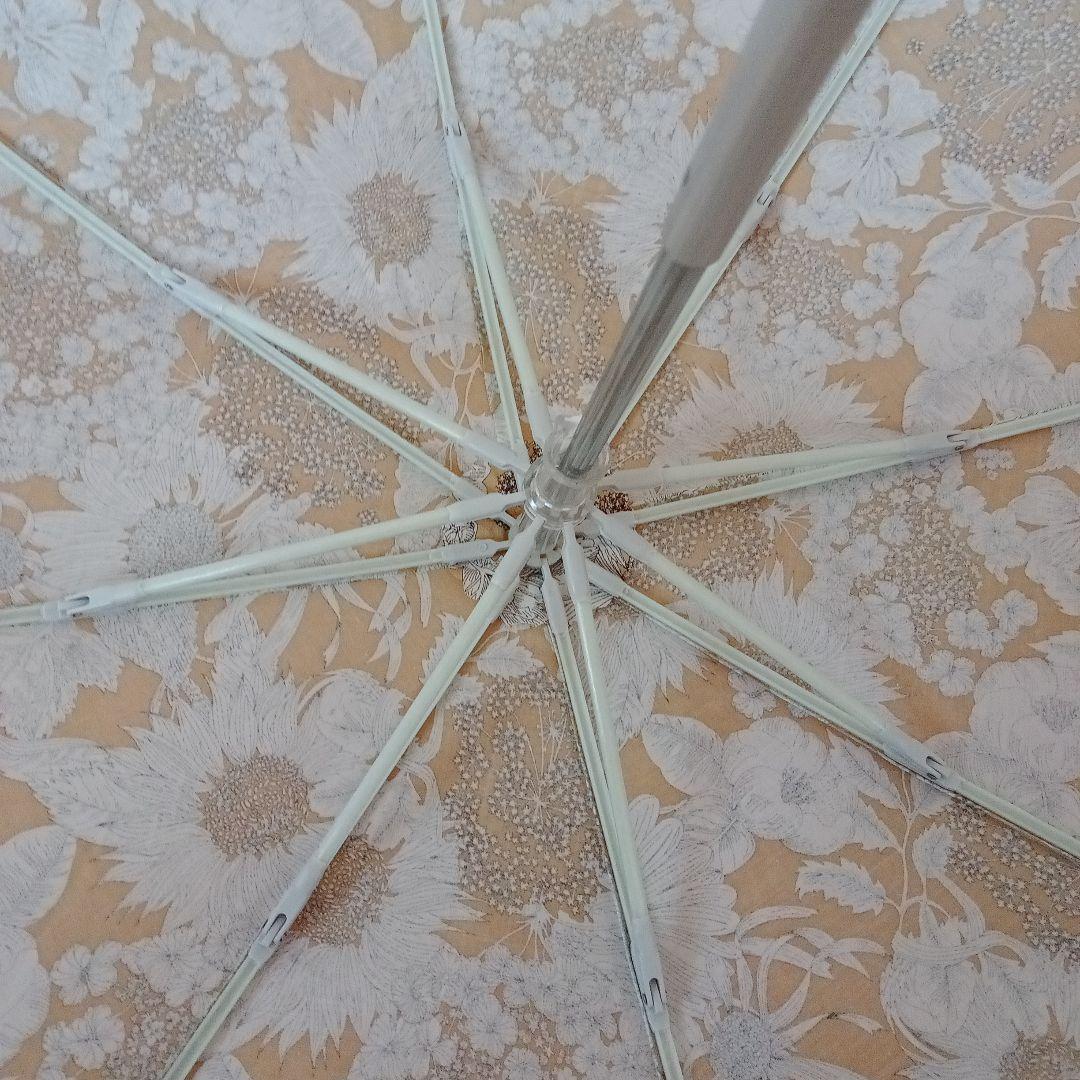 花柄折りたたみ傘 竹製ハンドル　リバティ