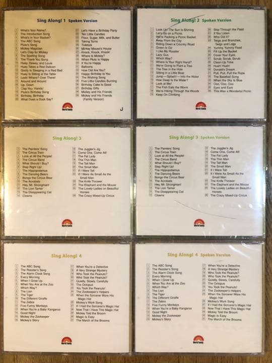 DWE シングアロング CDセット