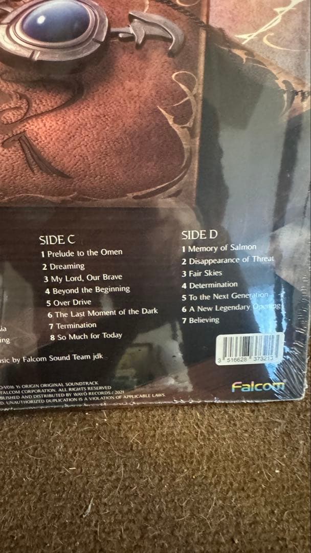 Ys ORIGIN イース・オリジン サントラ レコード 2枚組 新品未開封