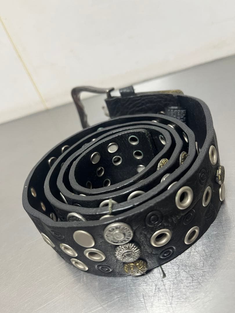 ポールスミスベルトスタッズ付きレザーベルト３本セット