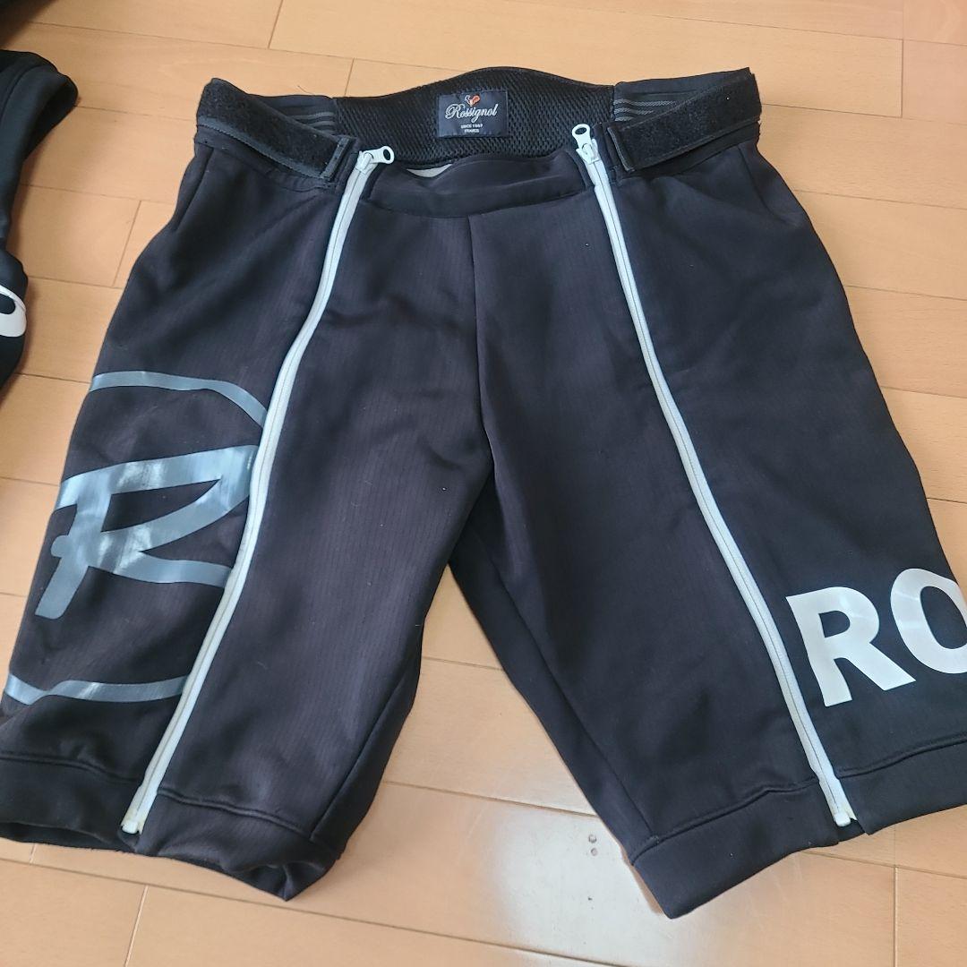 ロシニョール フード付きベスト ハーフパンツセット