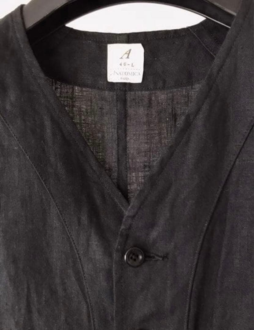 アナトミカ　サガンベスト Lブラック　ネイビー