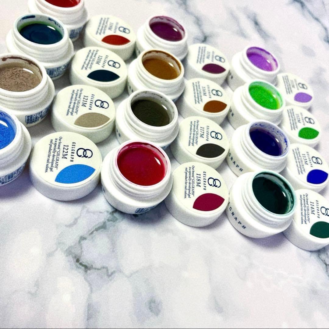 カラージェル　ジェルグラフ　12色　マットジェルネイルまとめ売り　プロ用　　　③