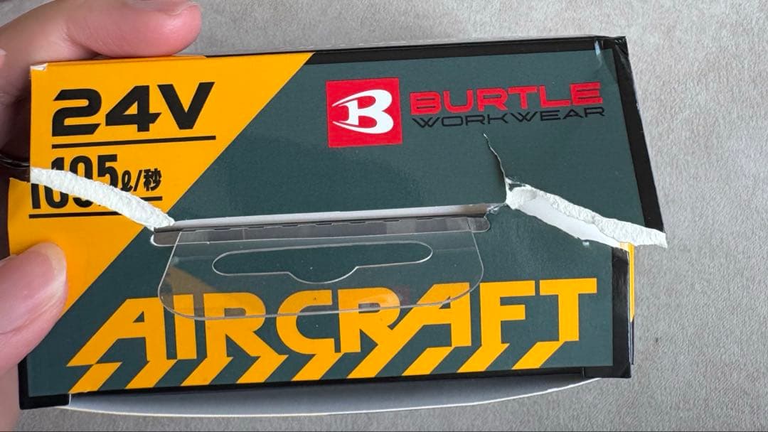 2025バートル エアークラフト 24Vバッテリー　レッド