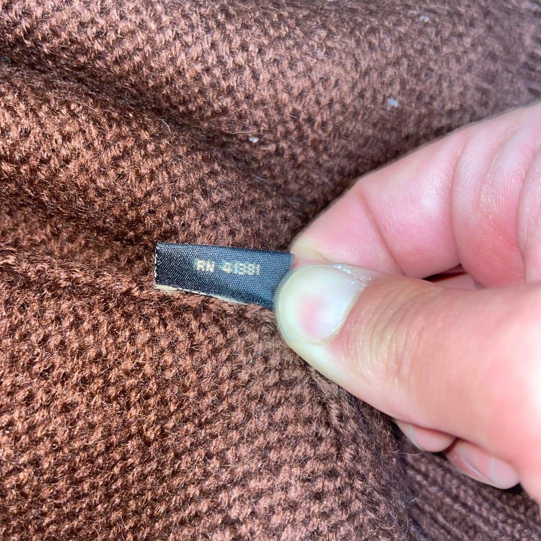 新品未使用 デッドストック RRL 三つ星 ハイネックジップニット S