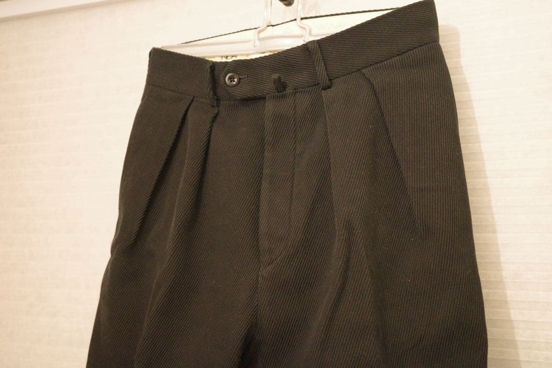 NEAT ニート コットンガルゼ Tapered ブラック 46 ダブル仕上げ