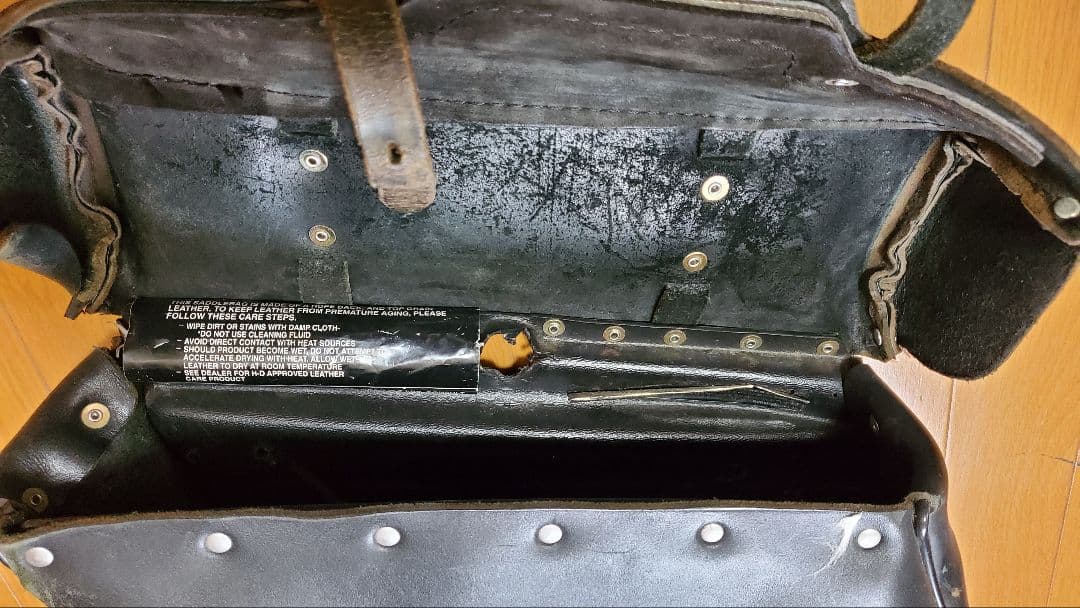 (稀少タラコ)ハーレー エボ EVO エヴォ 96’FLSTN 純正バッグ