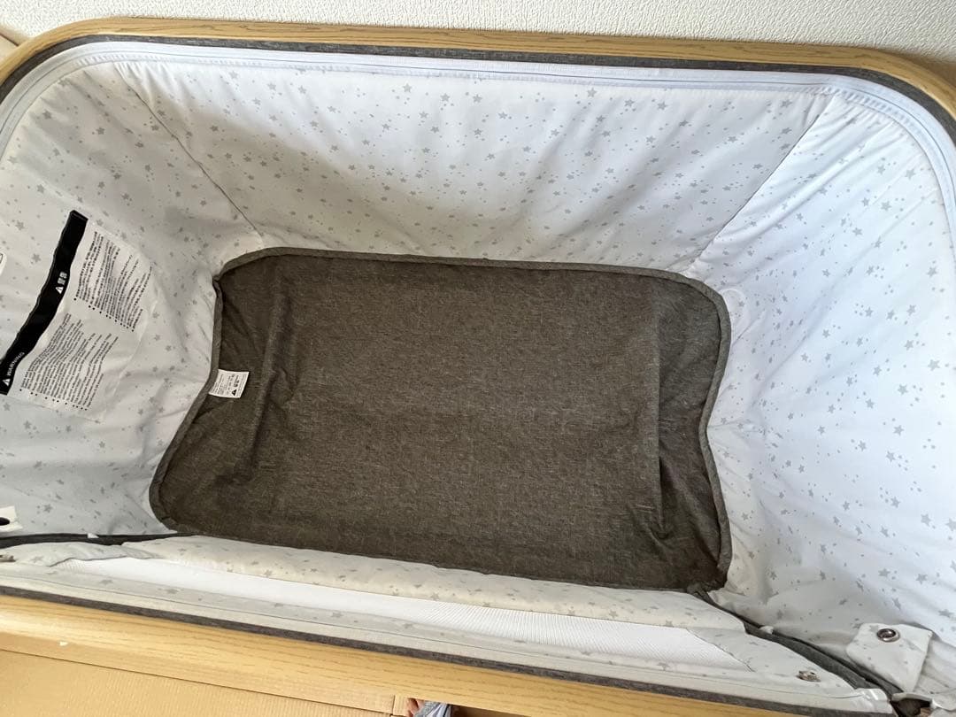 ベビーベッド　HZDMJ 高さ調節可　コンパクト　折り畳み