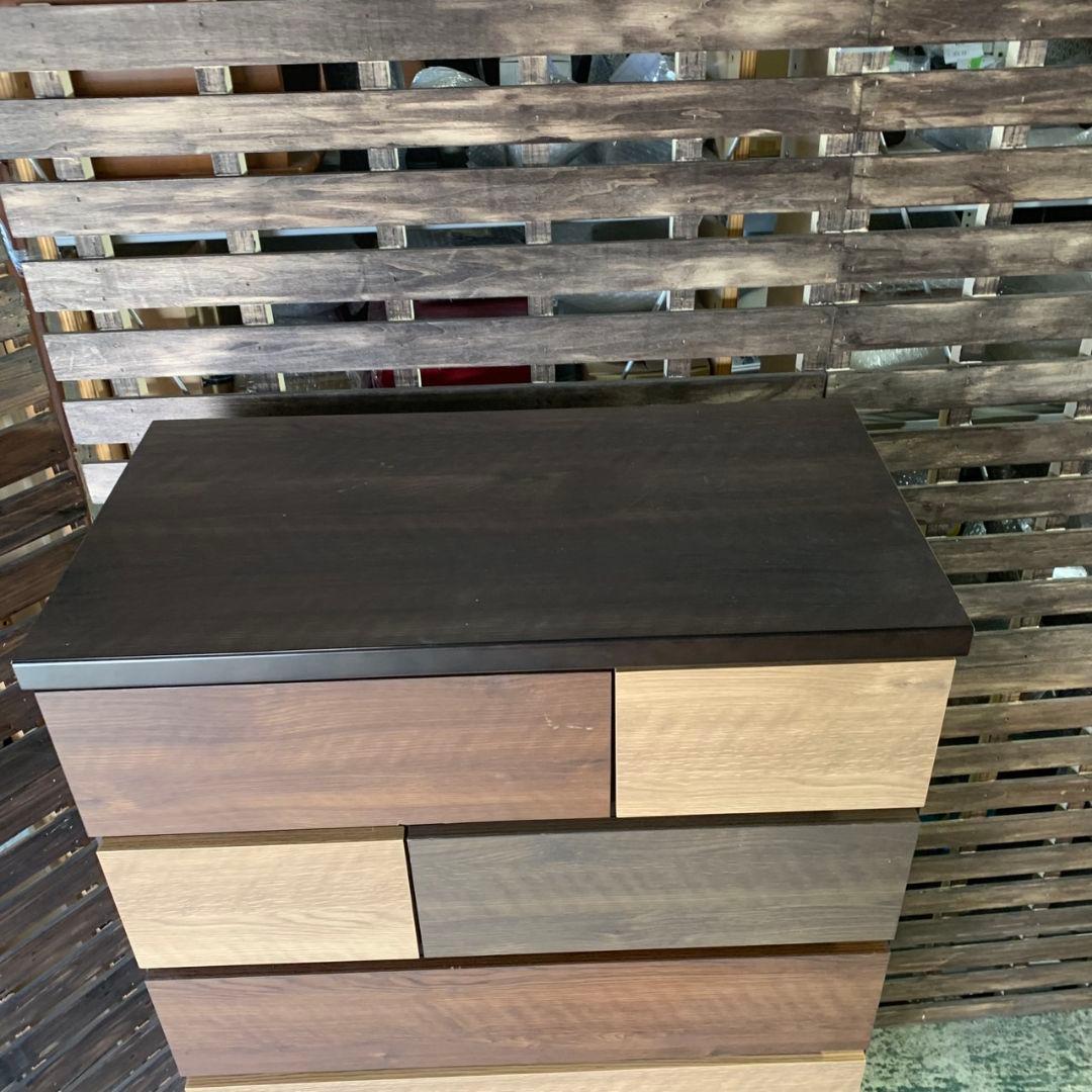 H703\" NITORI ニトリ ローチェスト ランダム80HC DBR