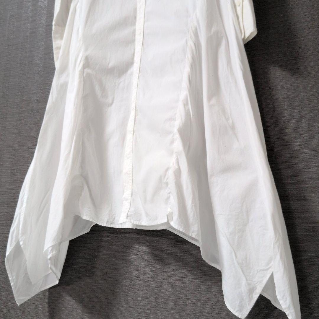 ワイズ Y's ロングシャツワンピース 白 2