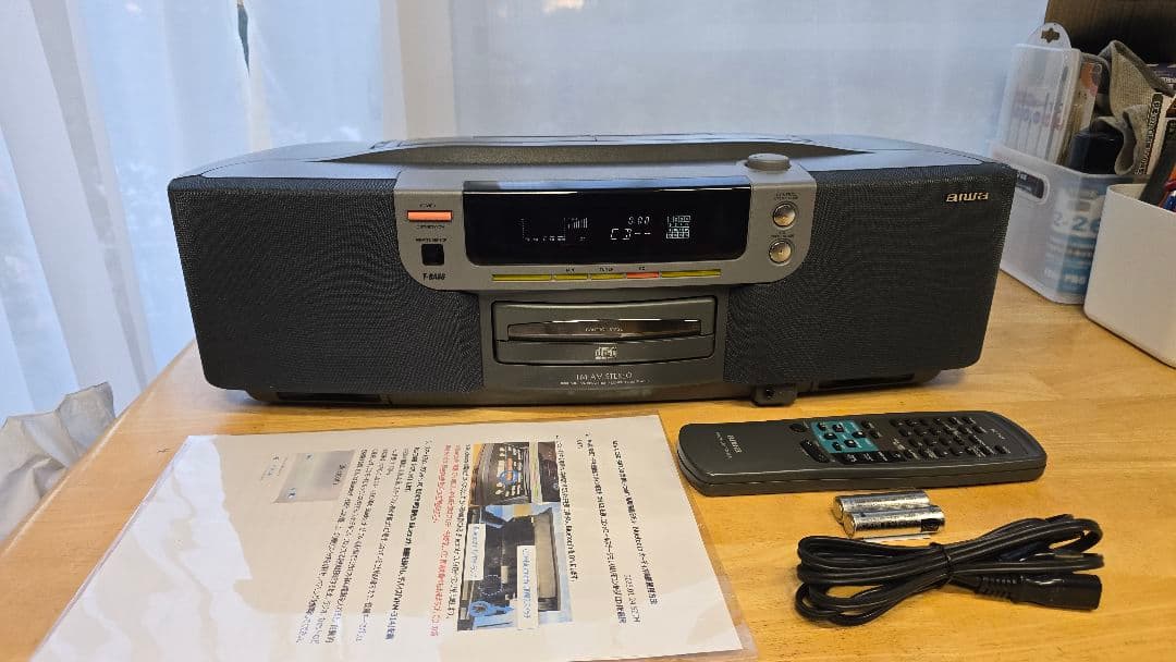 美品★AIWA CSD-SR700改 Bluetooth搭載CDラジカセ 179