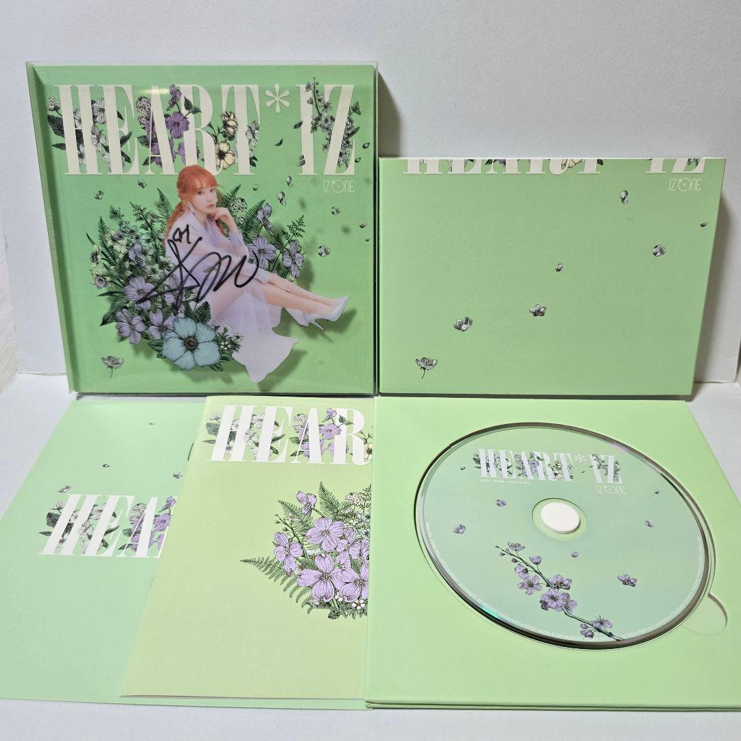 チェウォン 直筆サイン入り IZ*ONE HEART*IZ CD アルバム