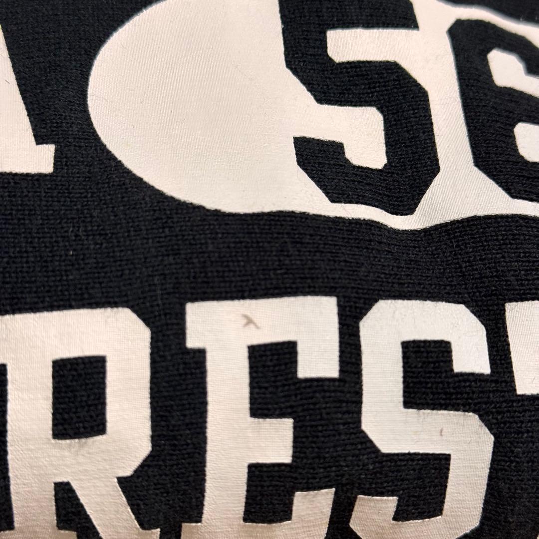 チャンピオン リバースウィーブ 青タグ 復刻 3段プリントスウェットXL 黒