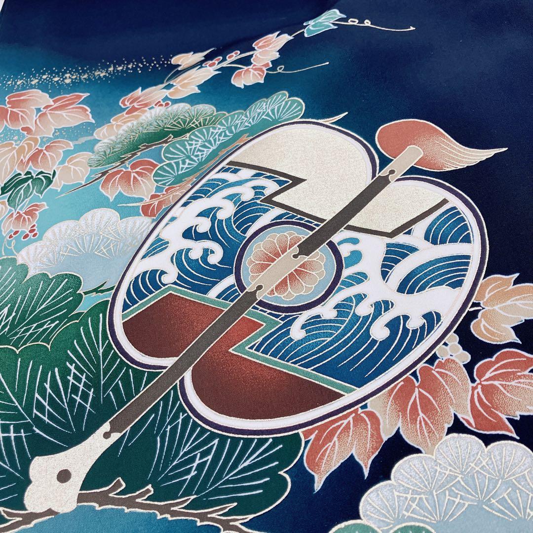 ◎mk-349　高級　逸品　男児　御祝着・襦袢 セット　お宮参り　10-1