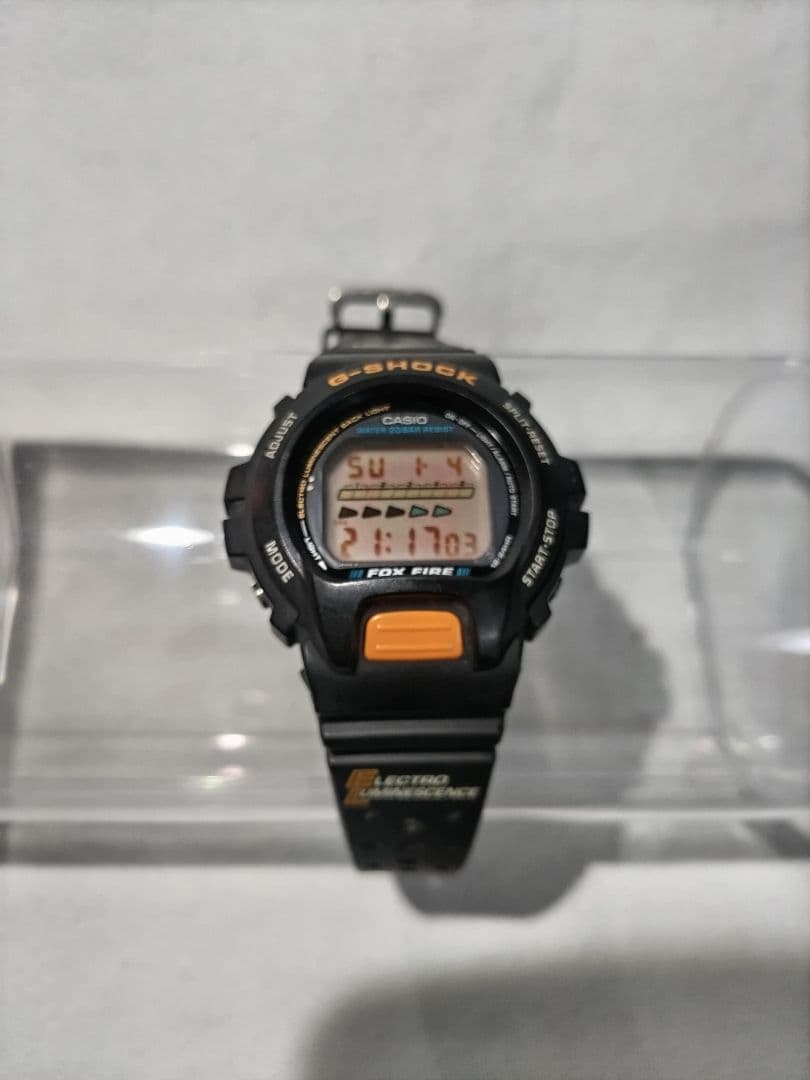 【希少/美品】G-SHOCK DW-6600B FOX FIRE バックライトG