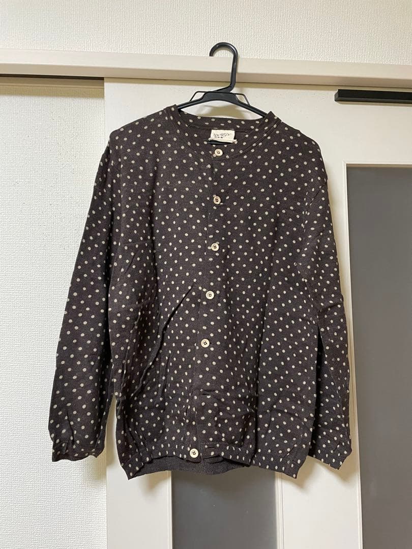 45R 45rpm SDLドット柄 カーディガン